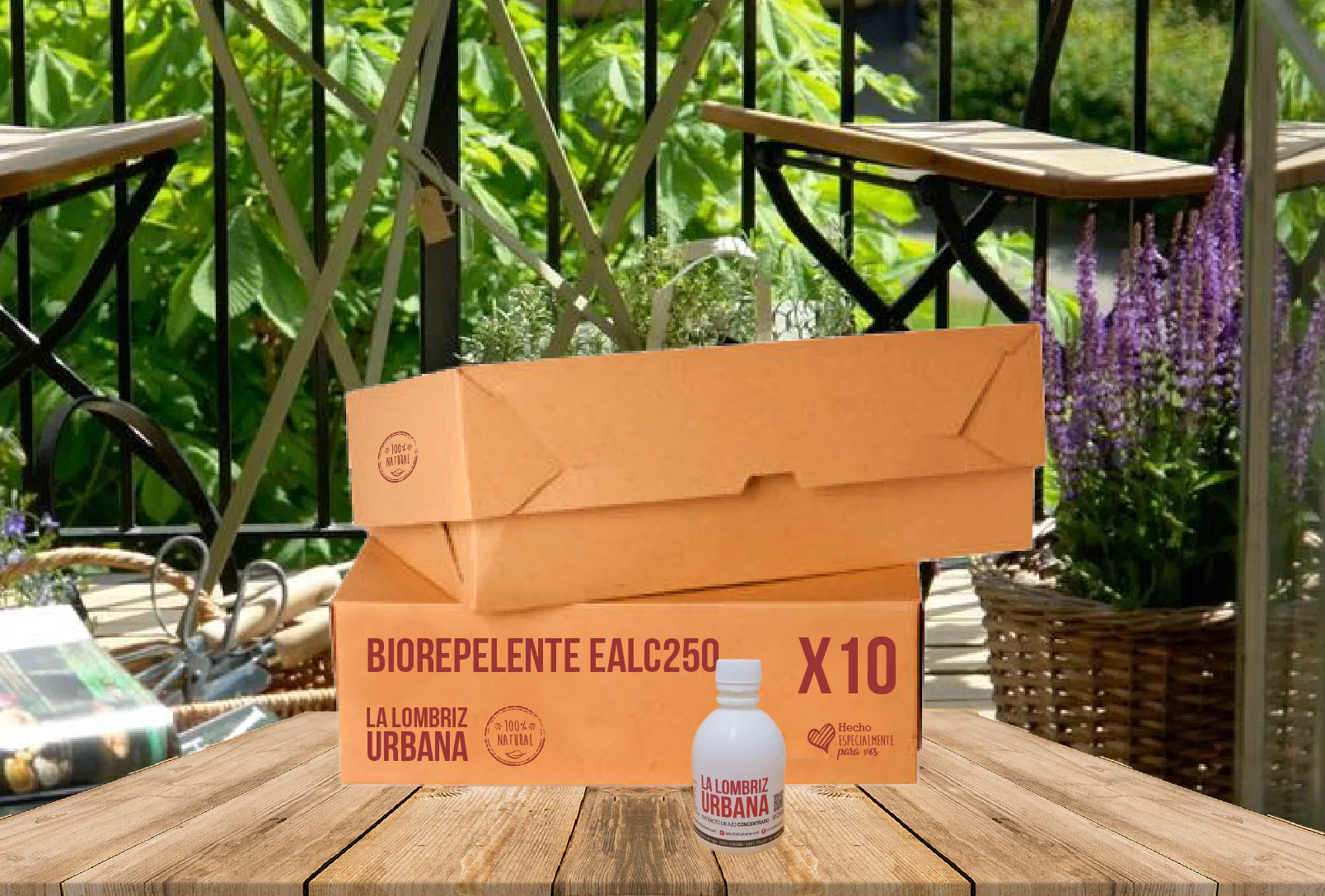 Pack x10u Biorepelente Extracto de Ajo Agroecológico 250cc